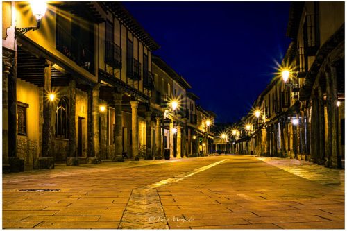 Ampudia Street at Night