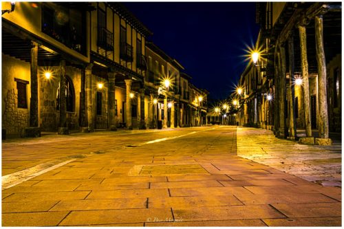 Ampudia Street at Night