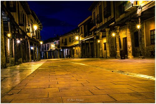 Ampudia Street at Night