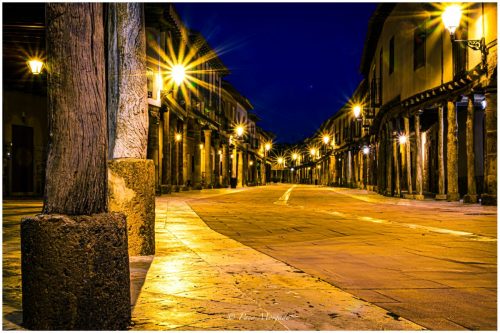 Ampudia Street at Night